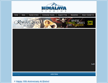 Tablet Screenshot of himalayastudios.com